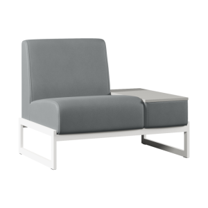 Диван одноместный со столиком слева TRINITI