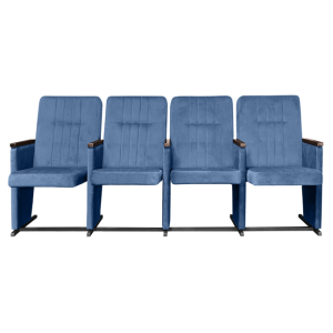 Четырехместная секция стульев для актовых залов КР 24х4