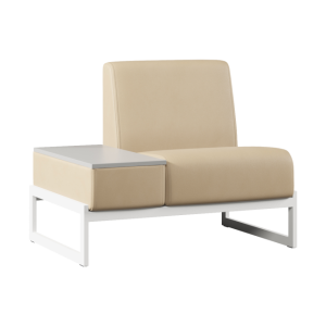 Диван одноместный со столиком справа TRINITI