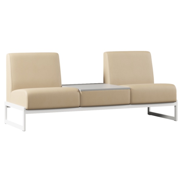 Диван двухместный со столиком в центре TRINITI